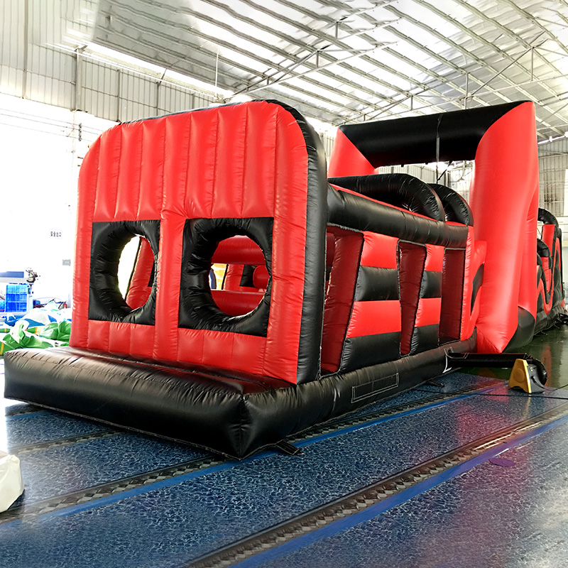 20m Long Radical Run inflatable obstacle course sport games for party rental