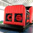 rehearse firefighting games inflatable obstacle course KK INFLATABLE