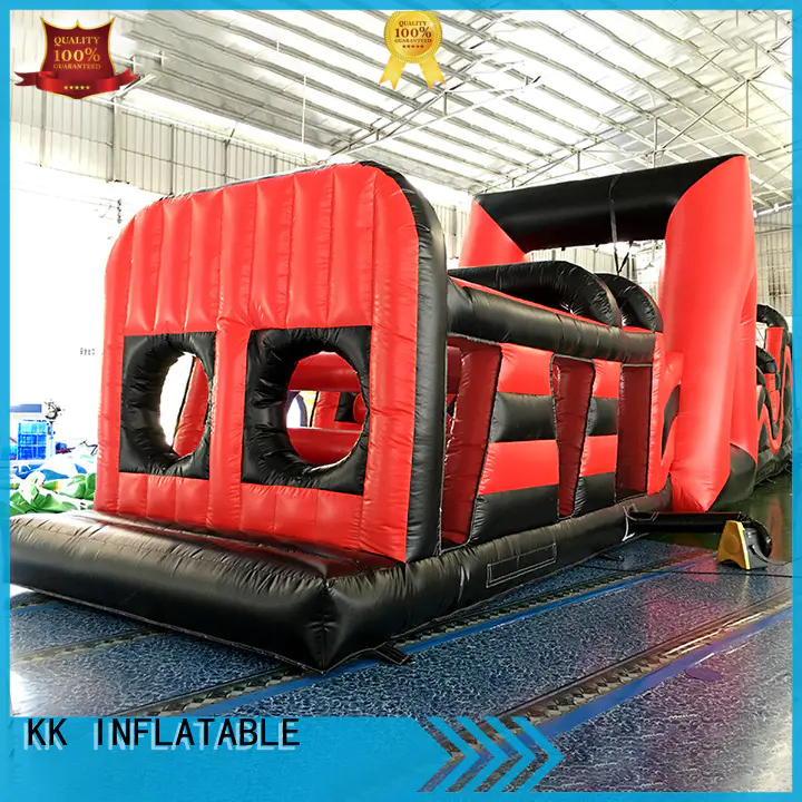 KK INFLATABLE funny obstacle course for kids manufacturer for adventure