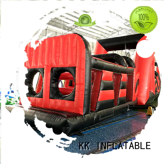 inflatable assault course firefighting KK INFLATABLE Brand inflatable obstacle course