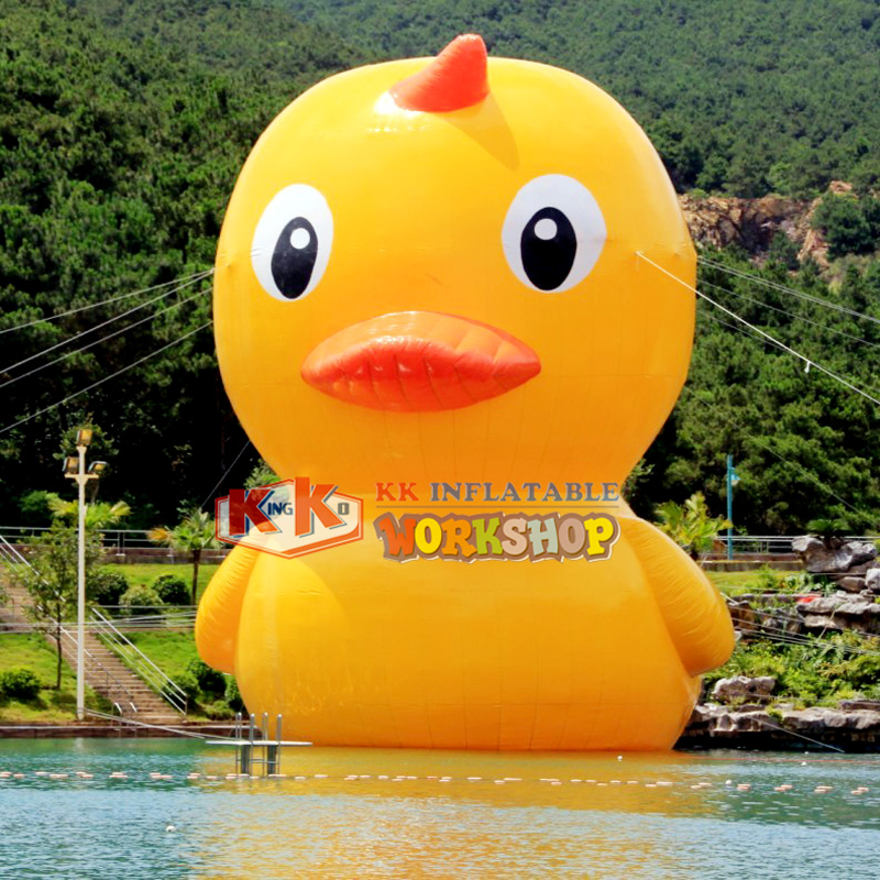 0.9mm PVC waterproof inflatable duckling cartoon advertising