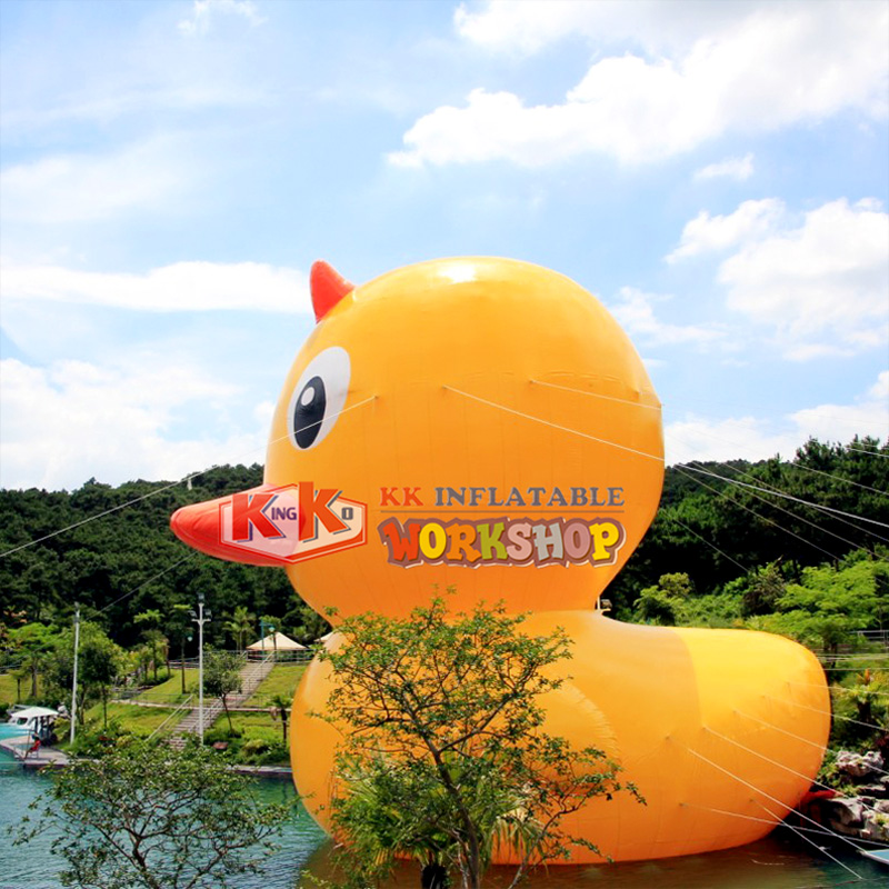 0.9mm PVC waterproof inflatable duckling cartoon advertising