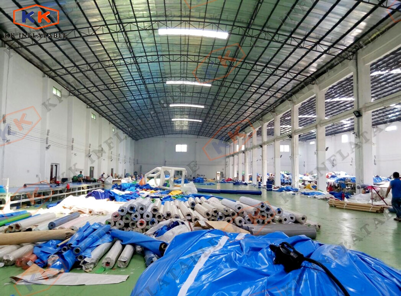 KK Inflatable material storege area