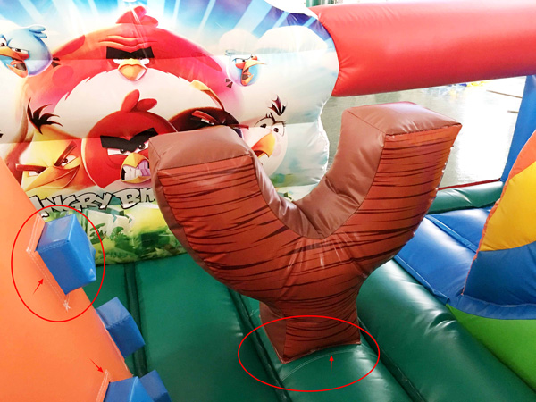 customized inflatable castle trampoline supplier for amusement park-11