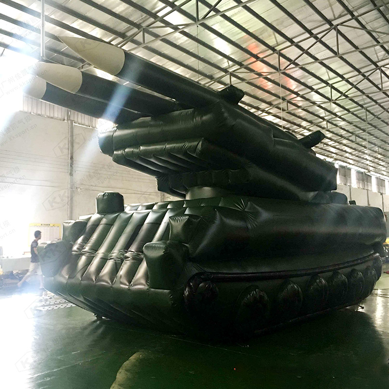 Giant Inflatable Tank Decoy Paintball Inflatable Tank