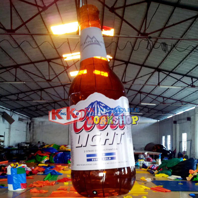 Cool beer bottle infatable advertising for Super Cool activity