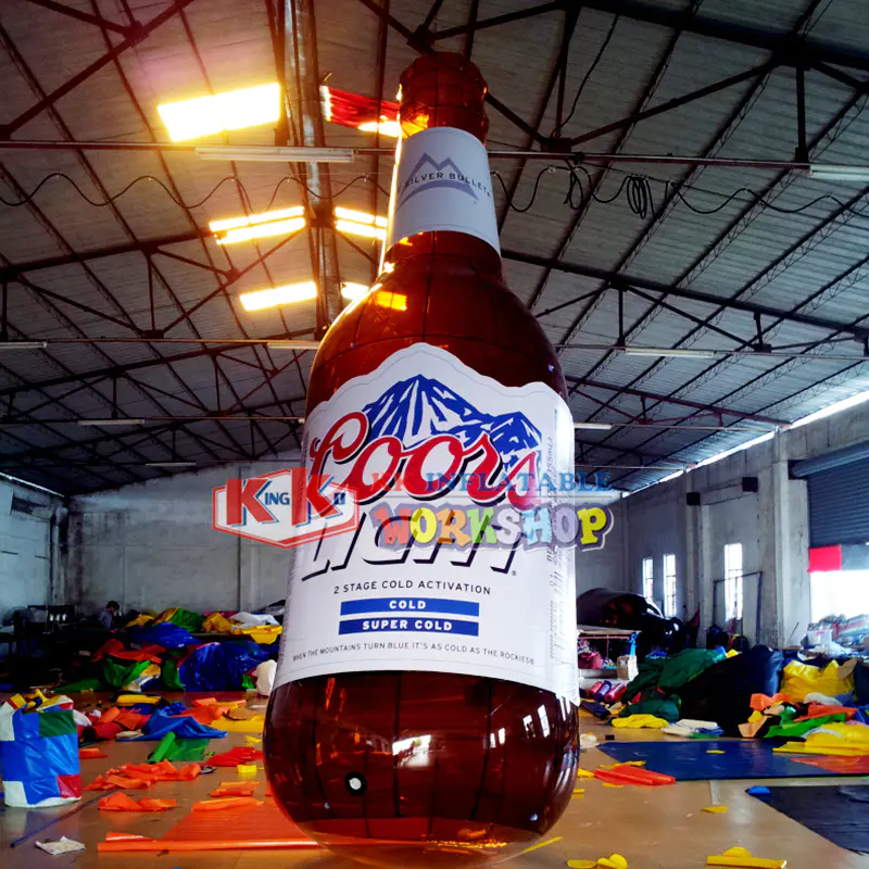 Cool beer bottle infatable advertising for Super Cool activity