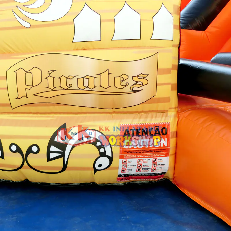 Pirate Ship Bounce House Combo Rent for Party, Inflatable Slide Corsair Jumping Houses-in Playground