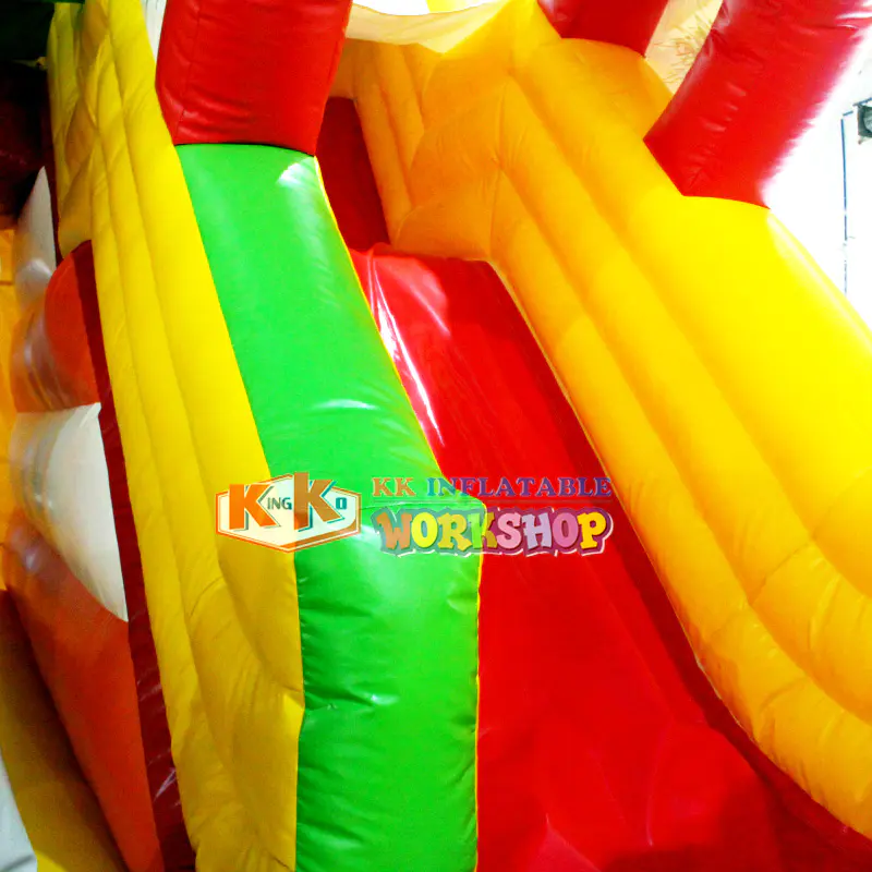 The Most Popular Children Fun Inflatable Trampoline Dry Slide Elephant shape bouncy castle for kids