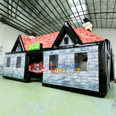 Classic style Irish pub tent inflatable portable bar booth inflatable room