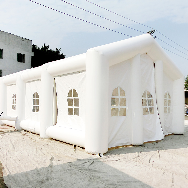 Good PVC custom inflatable large event white tent