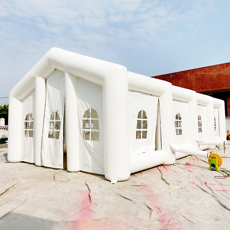 Good PVC custom inflatable large event white tent