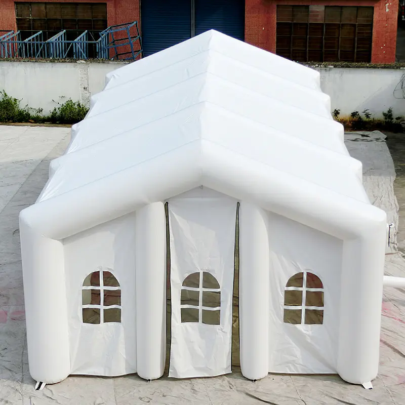 Good PVC custom inflatable large event white tent