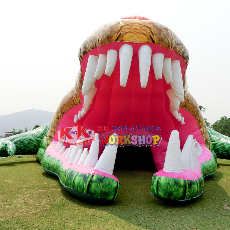 square 4 man inflatable tent factory price for Christmas KK INFLATABLE