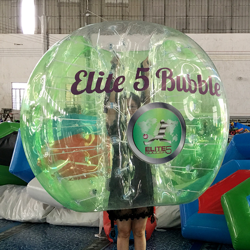 Durable inflatable bubble ball, 1.5m PVC Inflatable Bumper Bubble Balls Body Zorb Ball Soccer Bumper Football