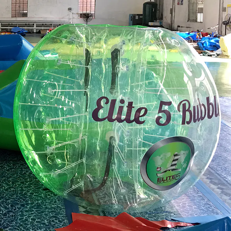Durable inflatable bubble ball, 1.5m PVC Inflatable Bumper Bubble Balls Body Zorb Ball Soccer Bumper Football