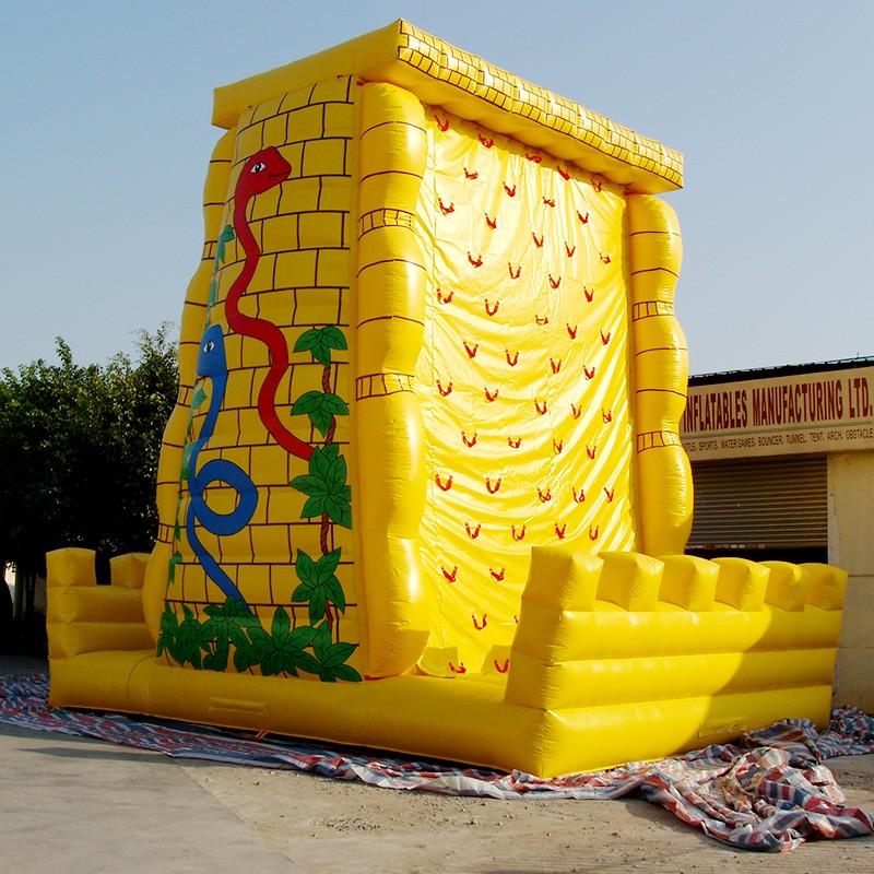 KK INFLATABLE funny rock climbing inflatable trampoline for entertainment
