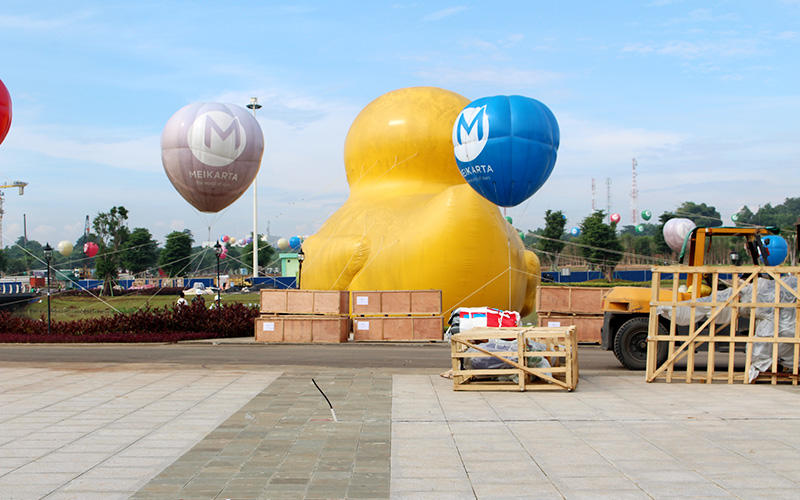 Indonesia Meikarta project inflatable water park