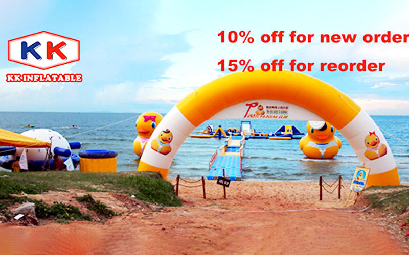 Summer interactive inflatable water game equipment