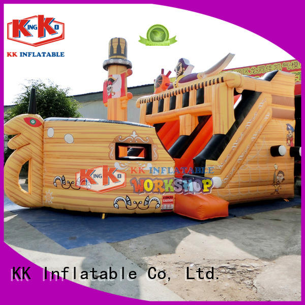 tarpaulin kids slides bouncy slide KK INFLATABLE
