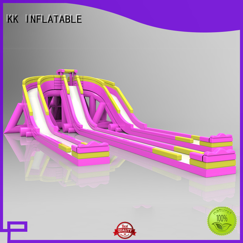environmentally inflatable water slide long supplier for playground