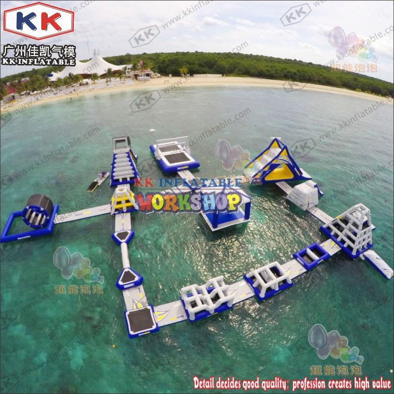 dinosaur kids inflatable water park manufacturer for seaside KK INFLATABLE-3