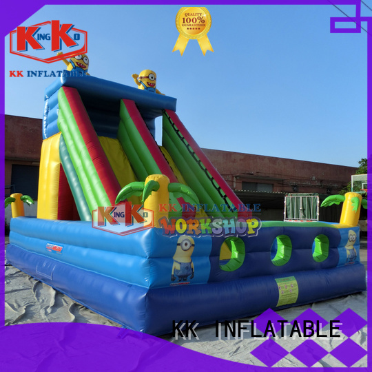 KK INFLATABLE slide combination blow up water slide manufacturer for paradise