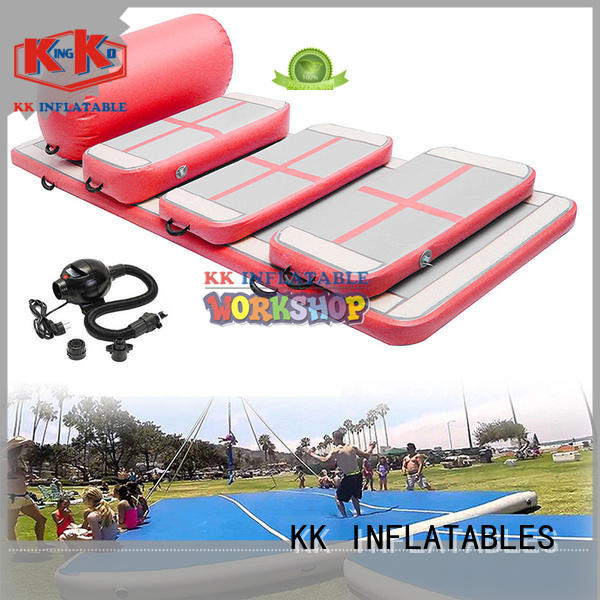 KK INFLATABLE durable inflatable climbing wall long for paradise