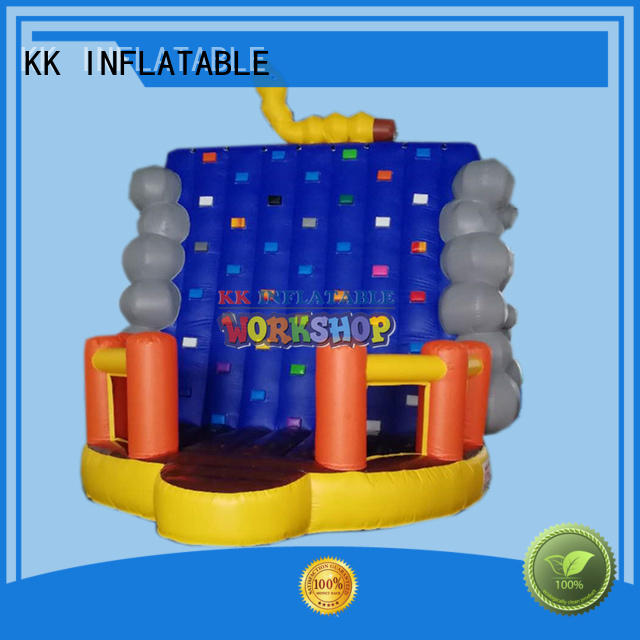 KK INFLATABLE quality rock climbing inflatable foam for for amusement park