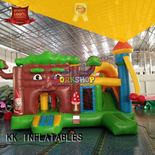 PVC kids water slide truck for exhibition KK INFLATABLE