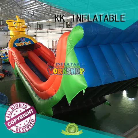 kids inflatable water park multichannel for children KK INFLATABLE