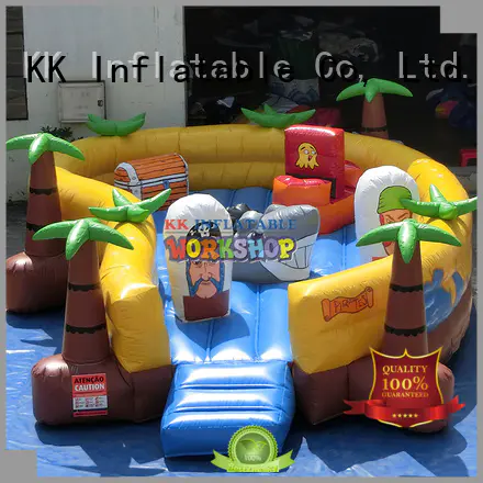 Quality KK INFLATABLE Brand outdoor kids inflatable obstacle course