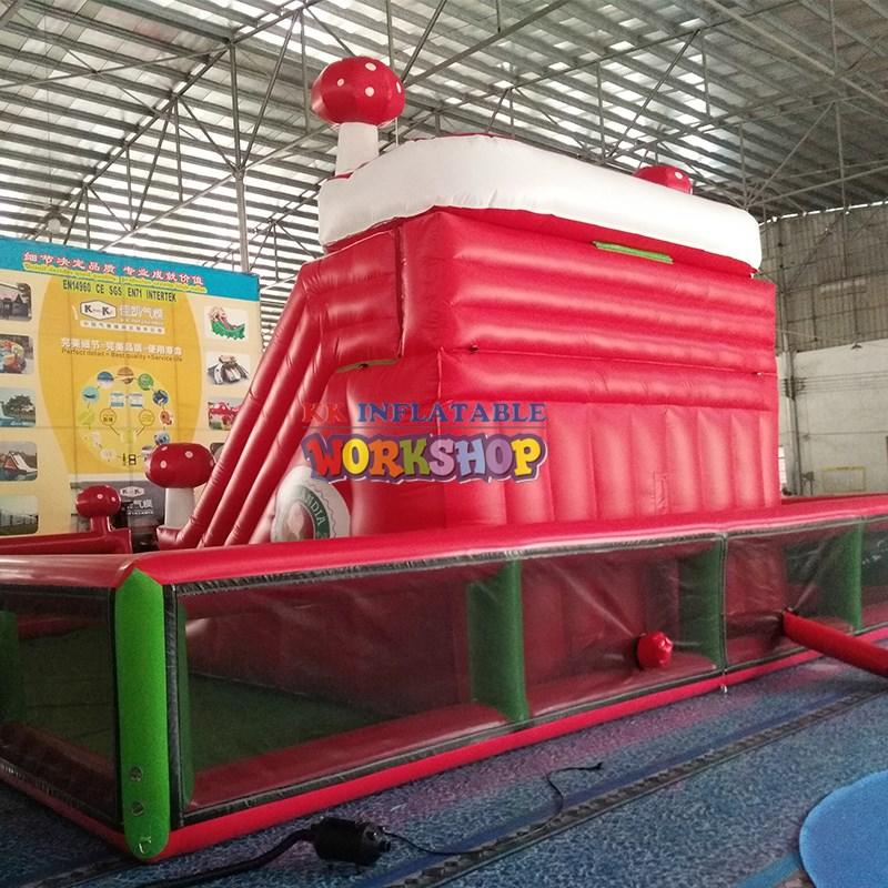KK INFLATABLE quality indoor inflatables large slide pool for amusement park-3
