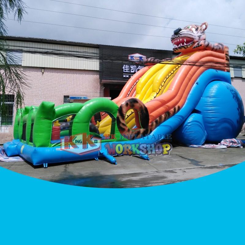 KK INFLATABLE customized big water slides colorful for paradise-1