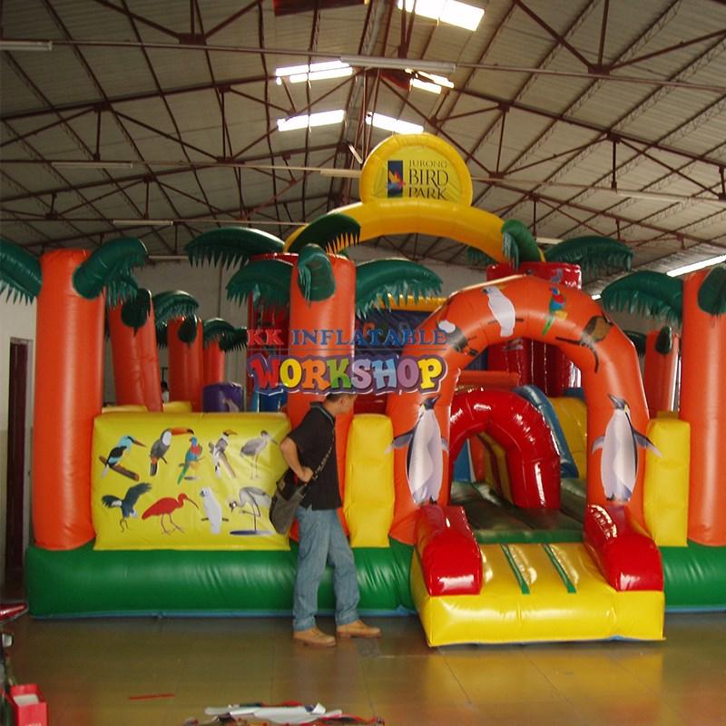 KK INFLATABLE trampoline inflatable combo wholesale for christmas-1