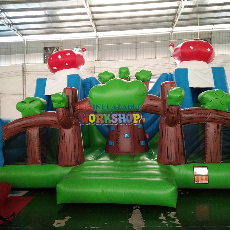 KK INFLATABLE tarpaulin kids bounce house supplier for playground-1