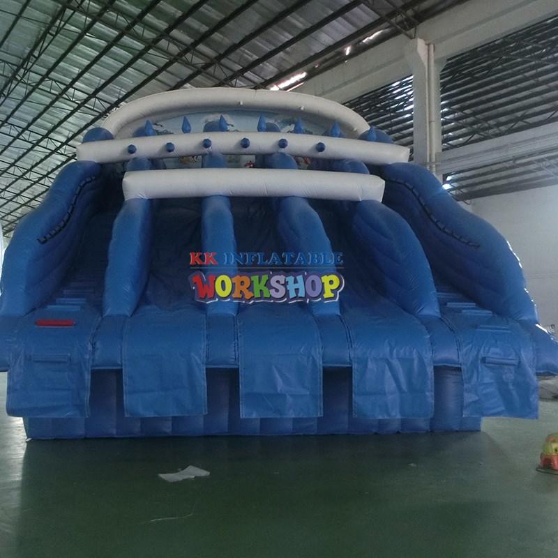 large inflatable theme park blue factory price for seaside-1