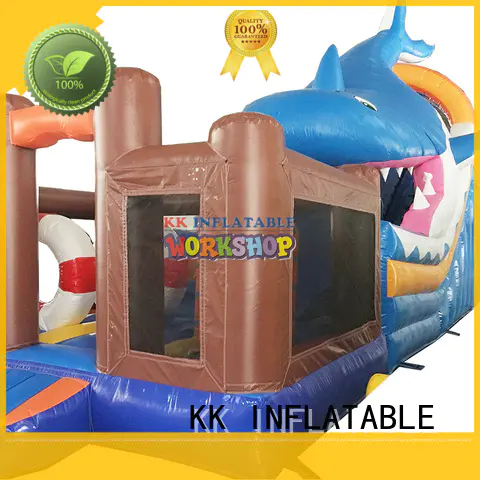 KK INFLATABLE animal shape inflatable castle colorful for amusement park