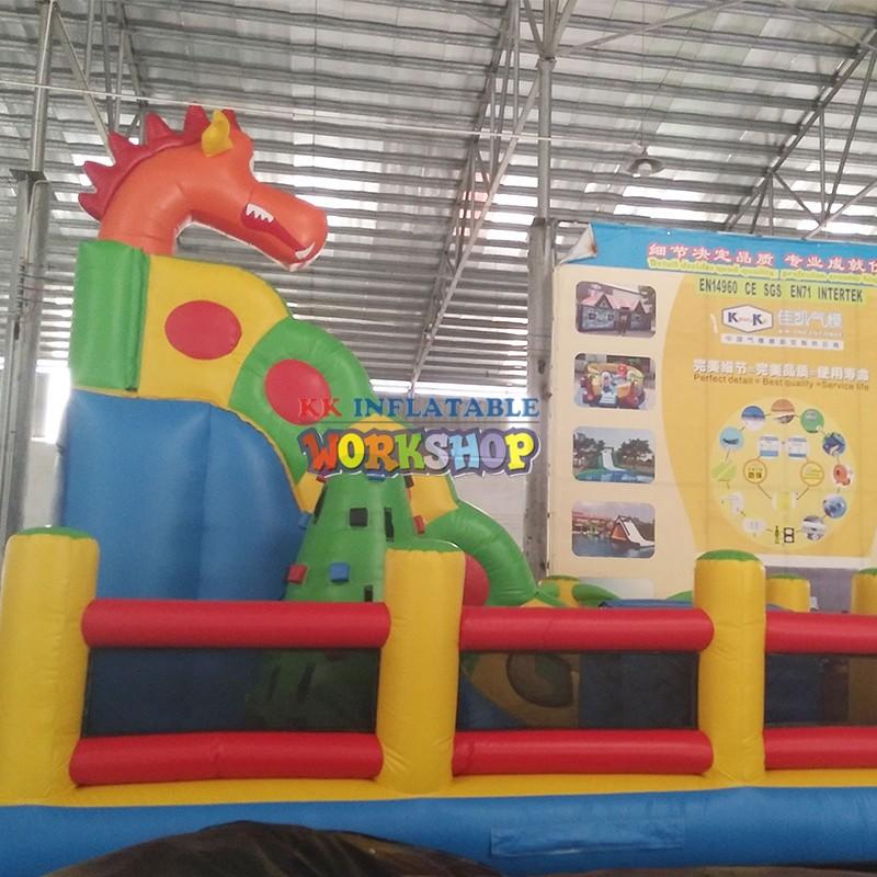 jump bed kids water slide slide pool for exhibition KK INFLATABLE-2