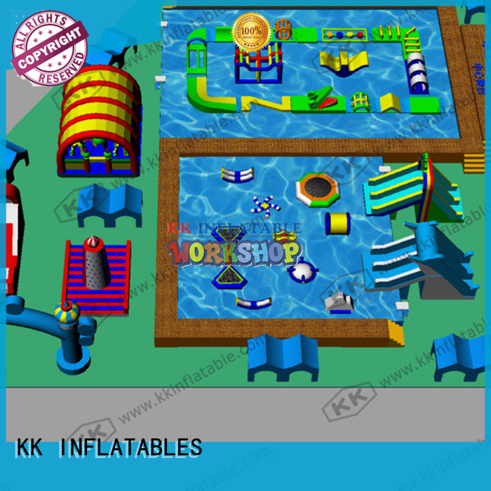 KK INFLATABLE colorful water inflatables supplier for paradise
