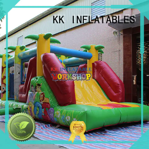 KK INFLATABLE transparent jumping castle supplier for amusement park