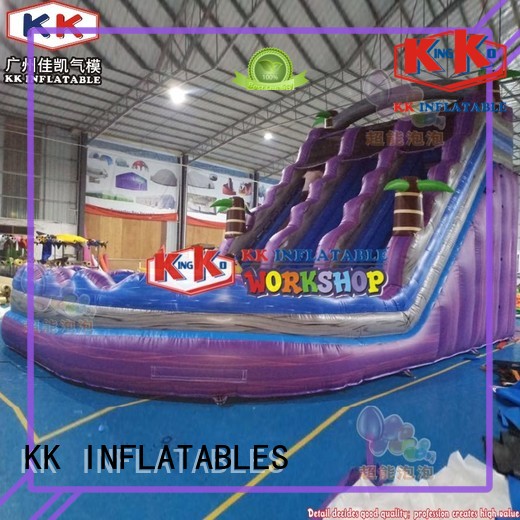 KK INFLATABLE cartoon inflatable water slide get quote for parks