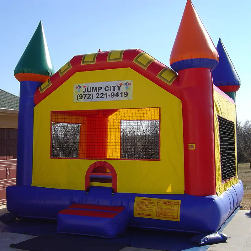 Children's Inflatable Castle Bounce Jumping Air Bounce For Amusement Park