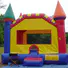 animated cartoon inflatable castle colorful for amusement park KK INFLATABLE