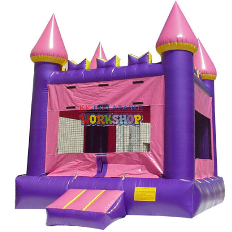 KK INFLATABLE portable kids bouncy castle transparent for amusement park