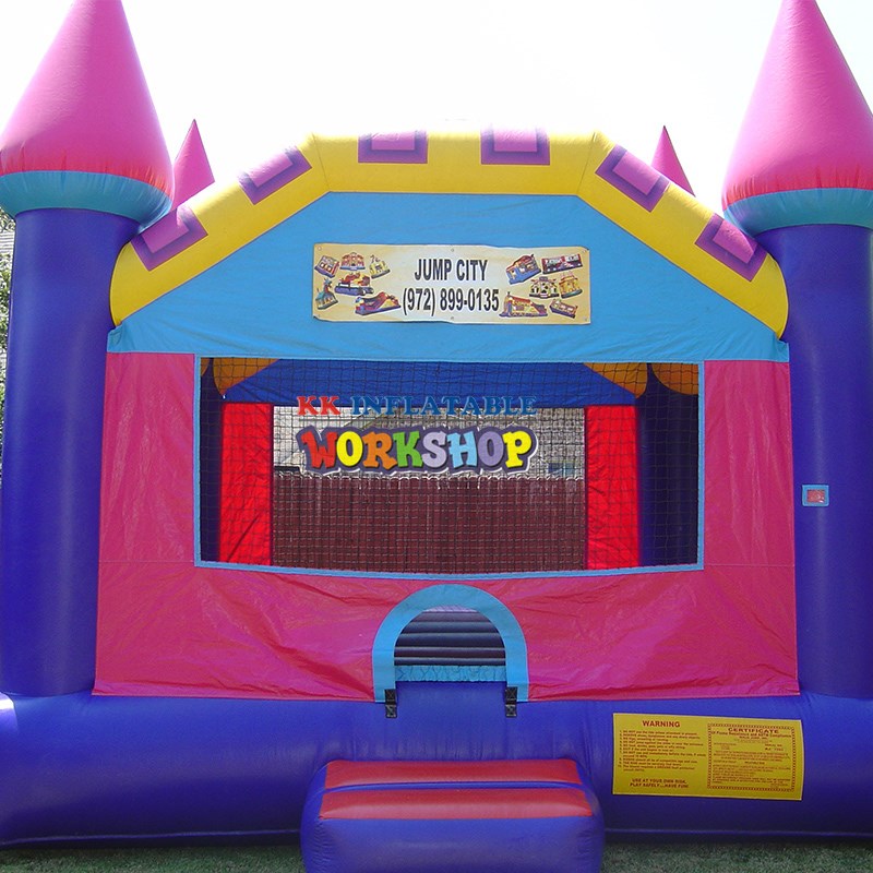 portable inflatable castle trampoline factory direct for amusement park-5