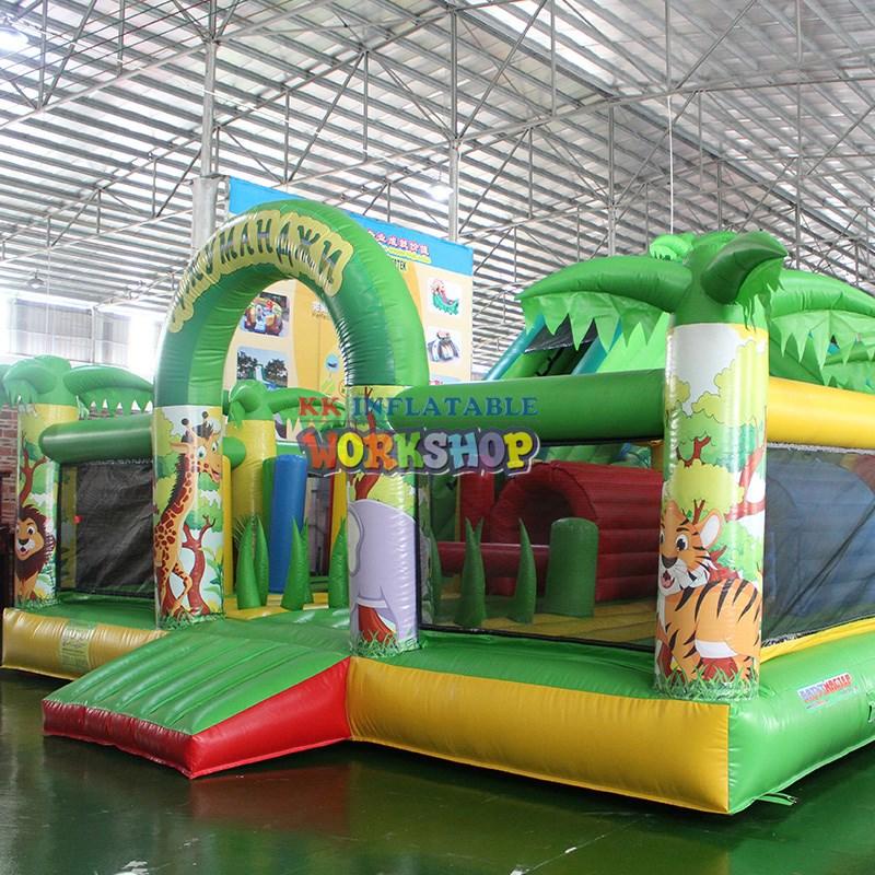 trampoline inflatable combo manufacturer for paradise