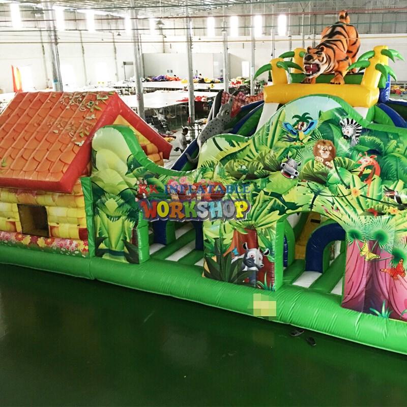 commercial bouncy castle water slide manufacturer for kids KK INFLATABLE