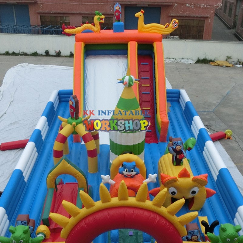 KK INFLATABLE attractive water obstacle course supplier for children-5