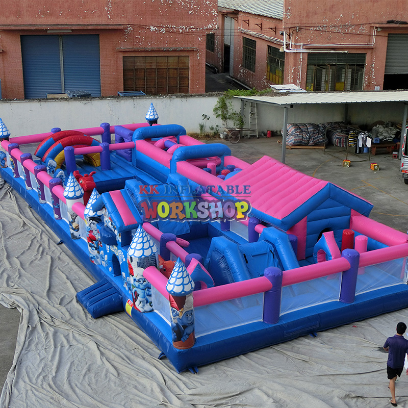 Inflatable Obstacle Bouncer Combination